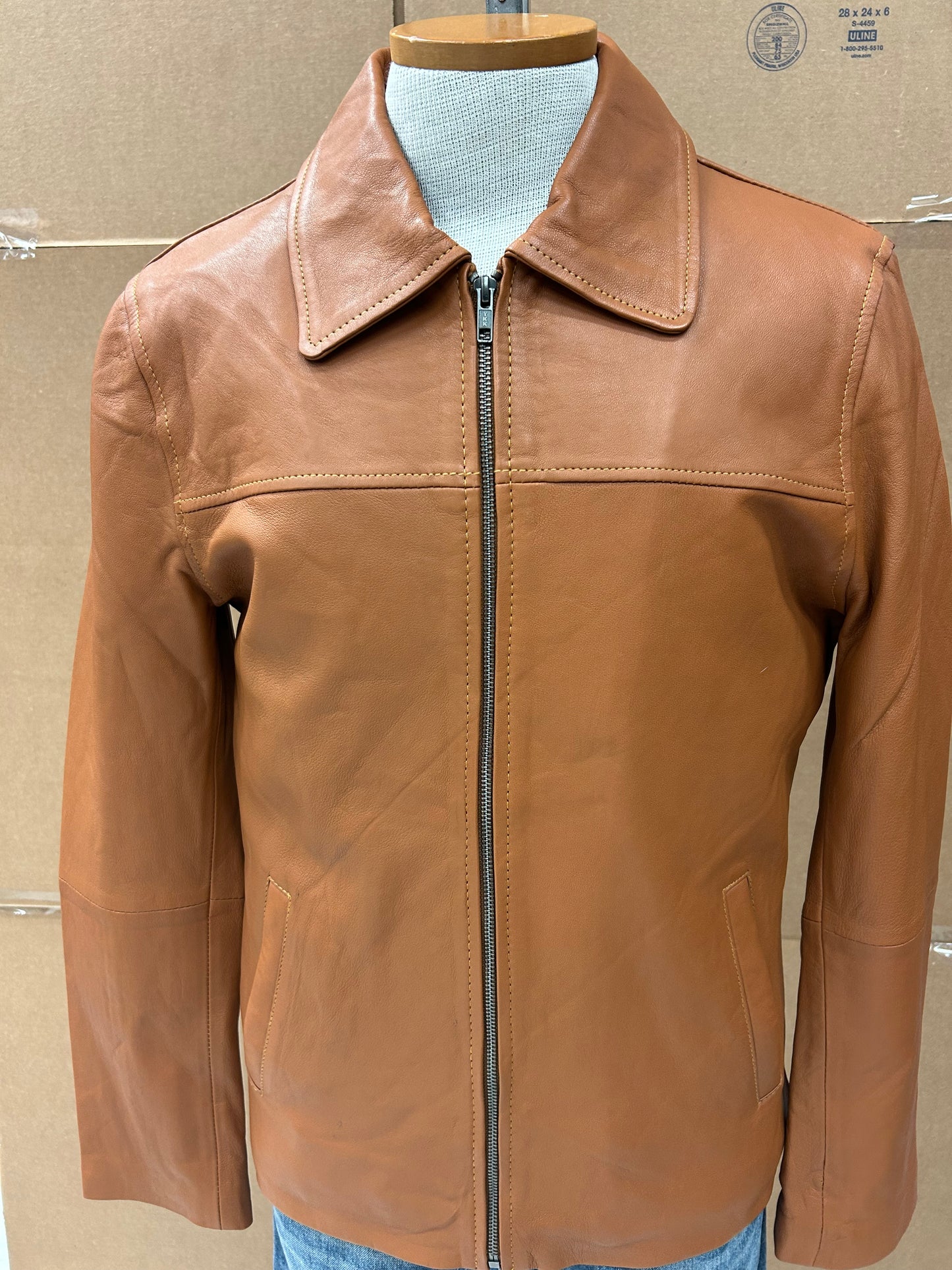 M-119 Black, Tan and Burgundy Men James Dean Style