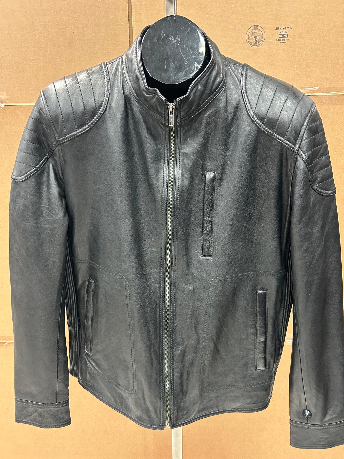 Joe Black and Brown  Men Bomber Jacket