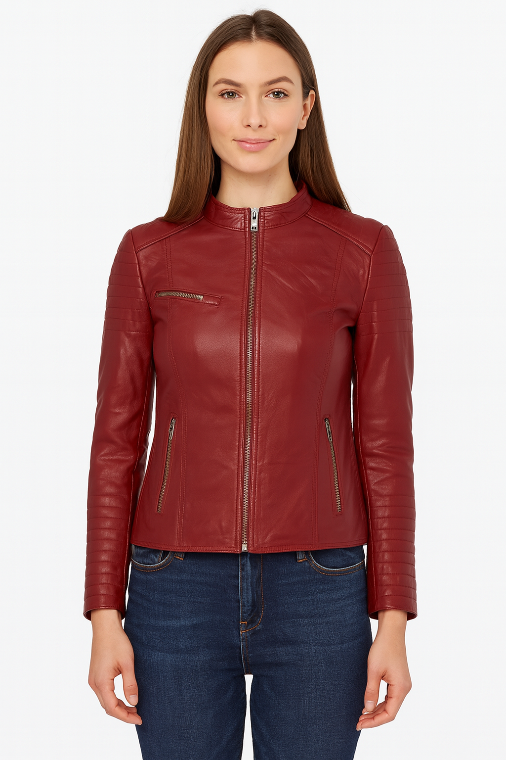 Women’s Red Jacket – Stylish Casual Outerwear for All Seasons