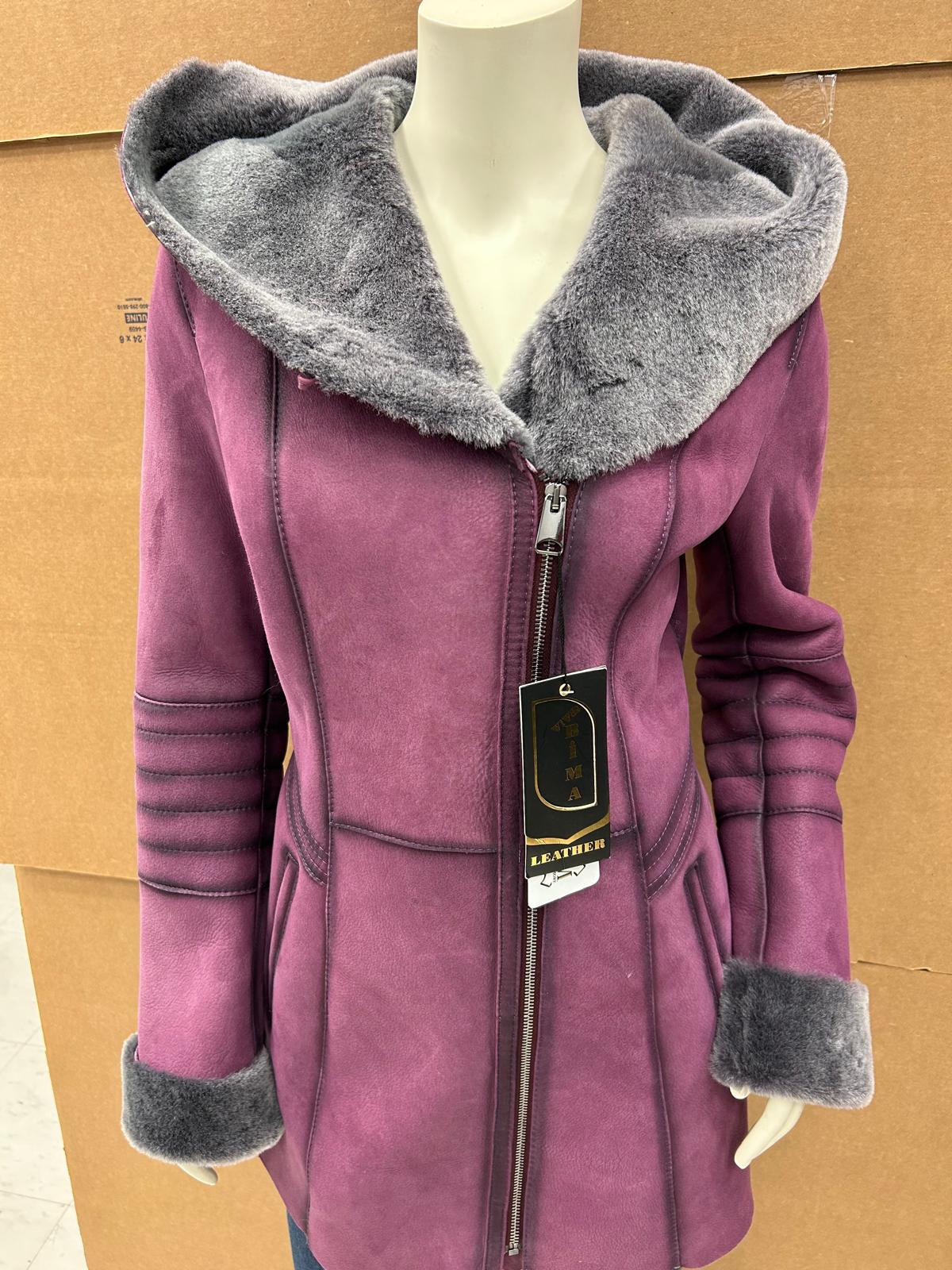 Ladies Sheepskin Shearling Jacket – Premium Winter Luxury