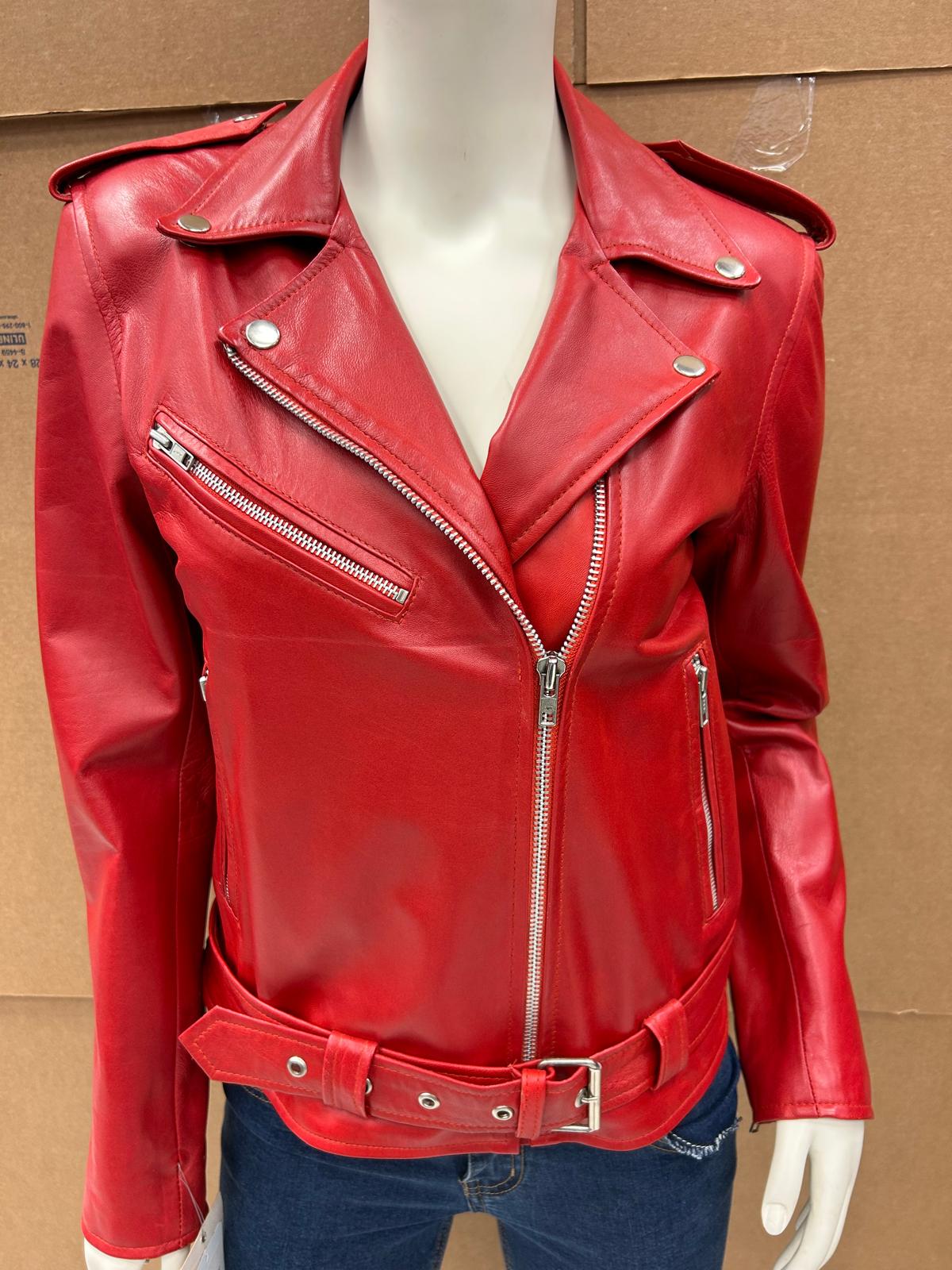 Ladies Short Leather Jacket – Chic Everyday Style
