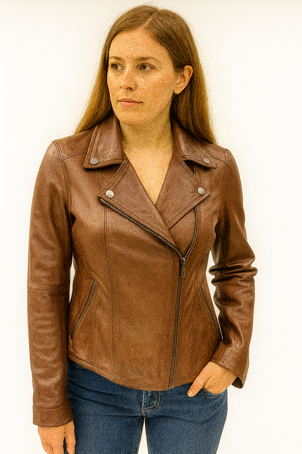 Ladies Leather Jacket – Timeless Everyday Style